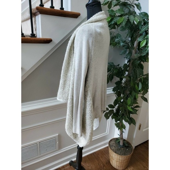 New Direction White Women's Cotton & Acylic Long Sleeve Open Front Sweaters - Picture 7 of 11